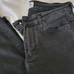 Abercrombie & Fitch black/gray skinny jeans